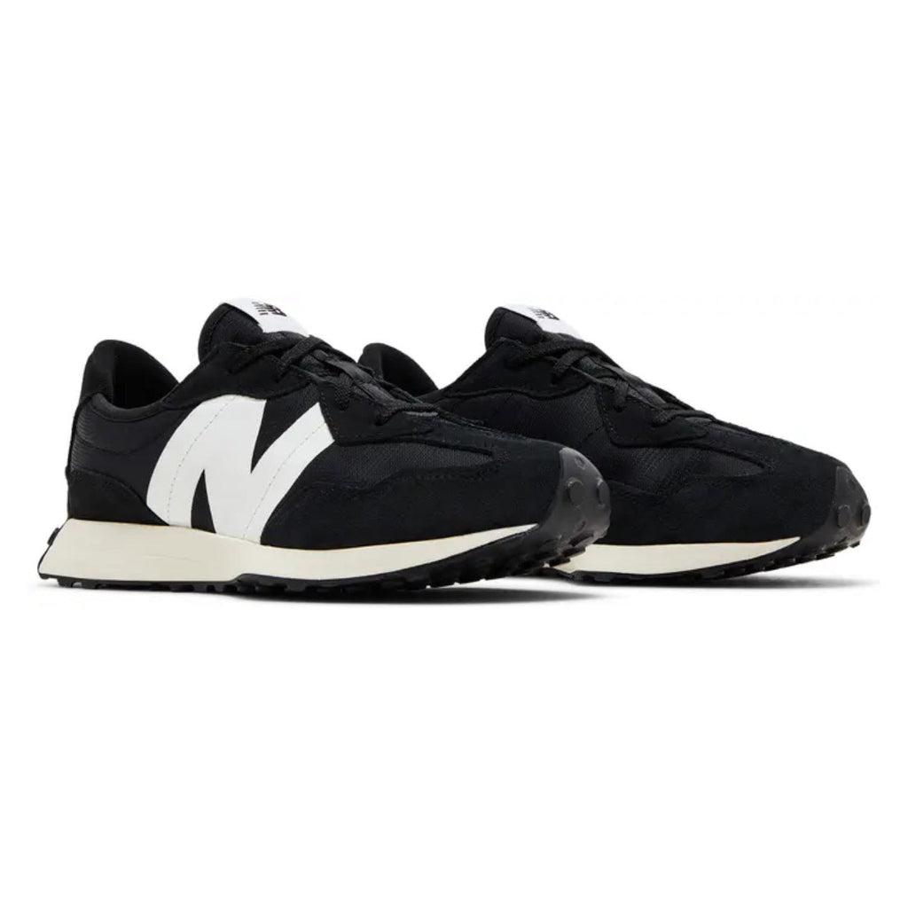 New Balance 327 Big Kid 'Black White'