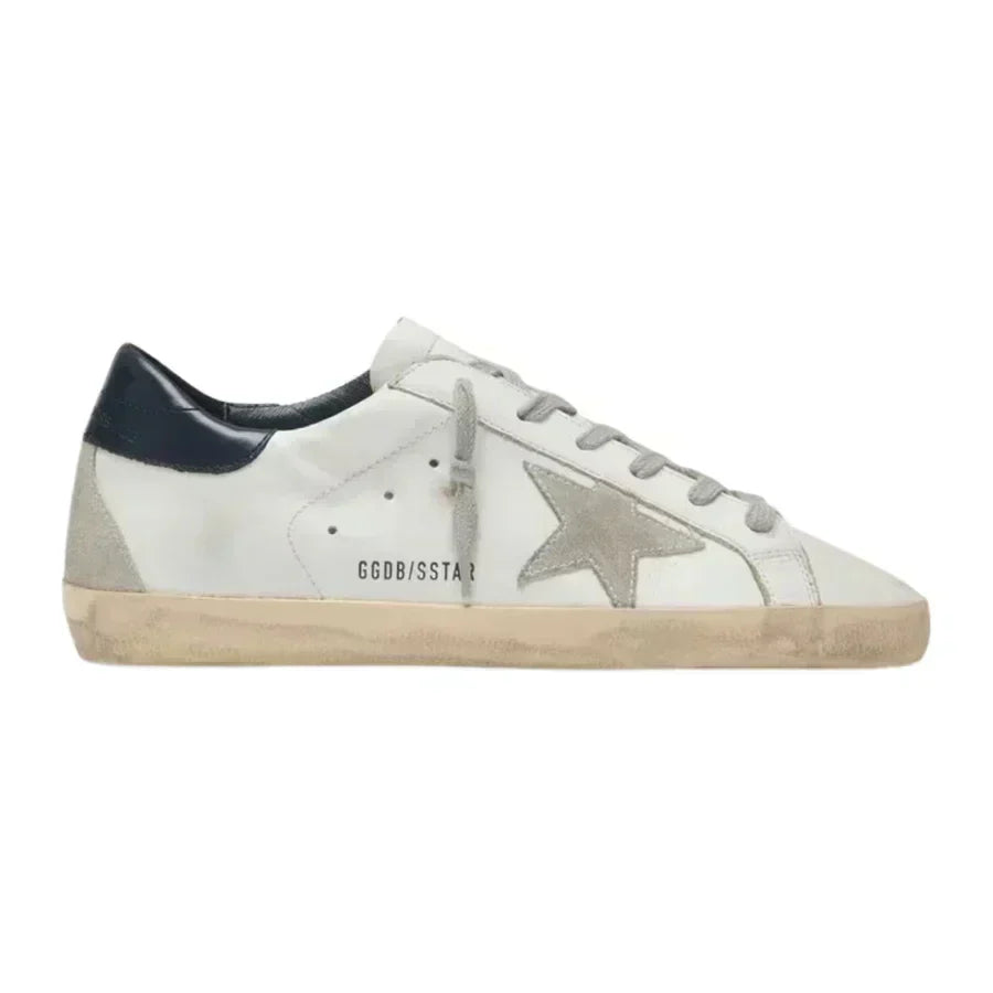 Golden Goose Superstar – Black Glitter Heel