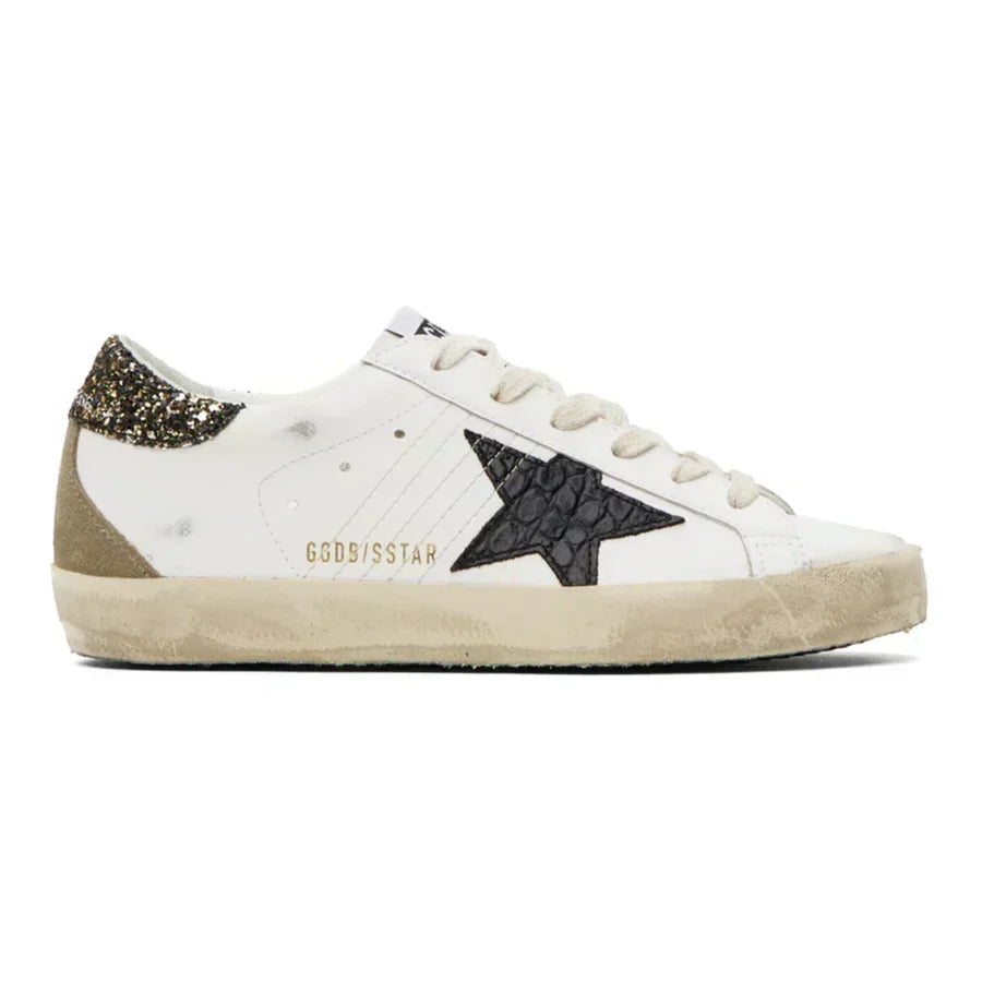 Golden Goose Super-Star – White Ice Silver Aquamarine