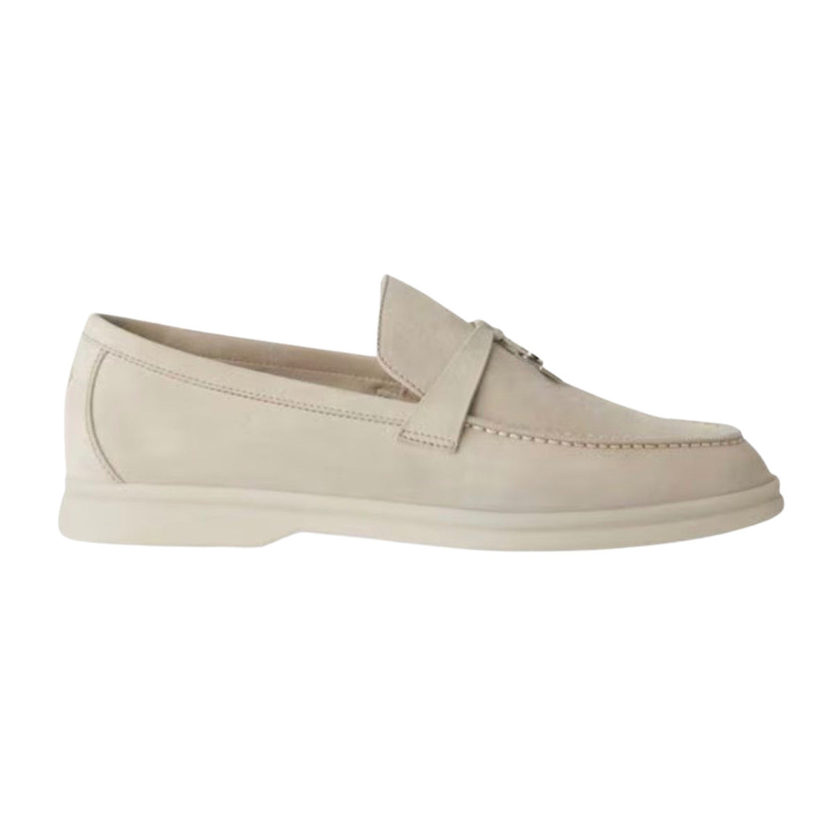 Loro piana Summer Charms Walk Loafer'Powder Pearl'
