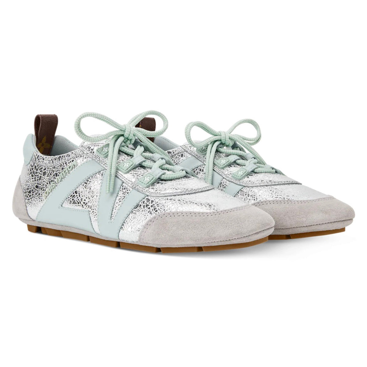 Louis Vuitton LV Sneakerina Leather Patterned Blue