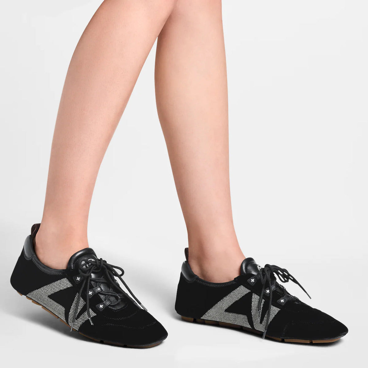Louis Vuitton LV Sneakerina Black Silver