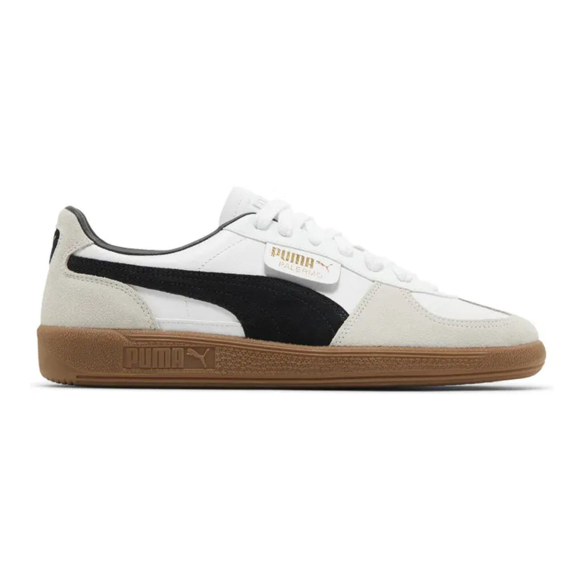 Puma Palermo Leather 'White Black Gum'