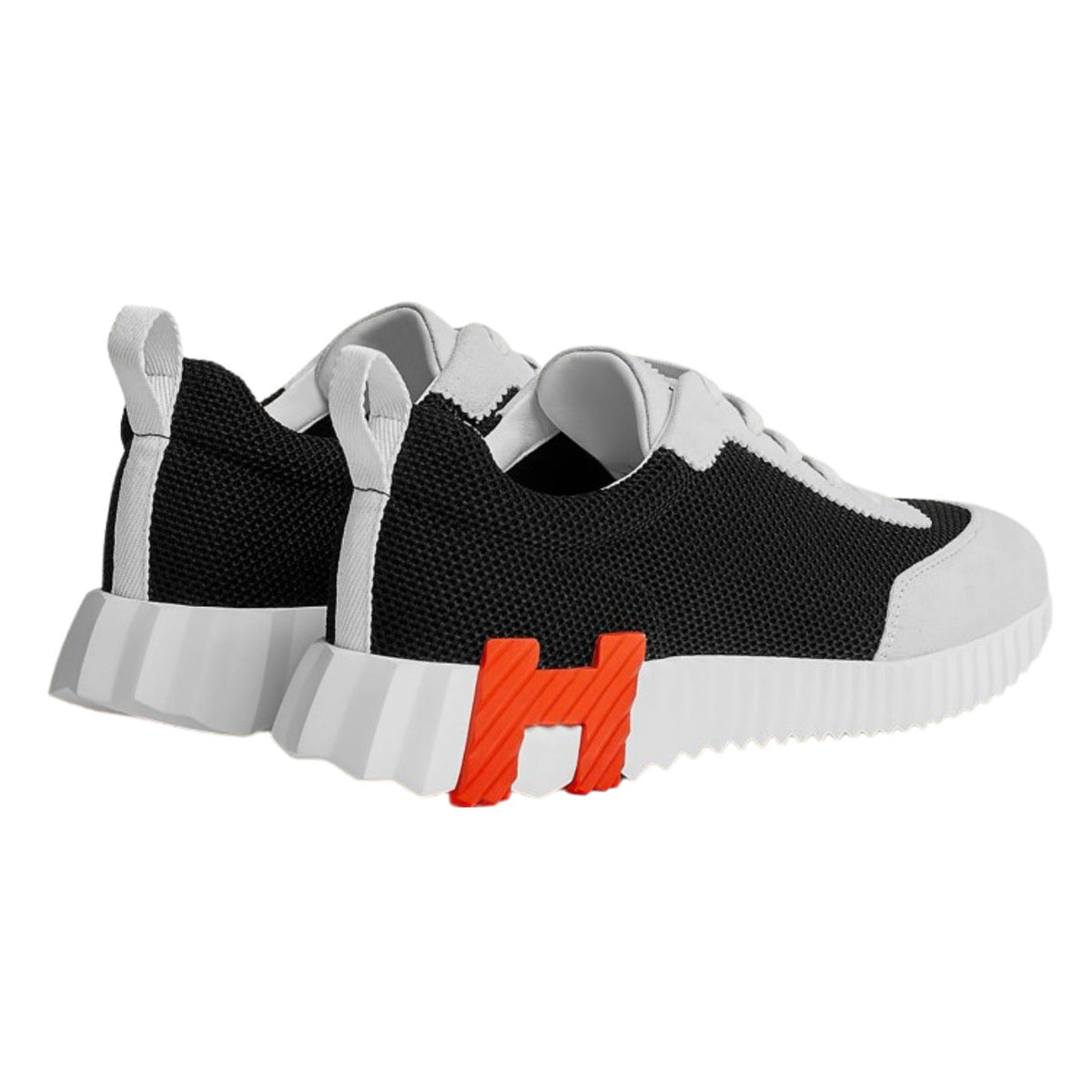 HERMES Noir / Blanc BOUNCING SNEAKER