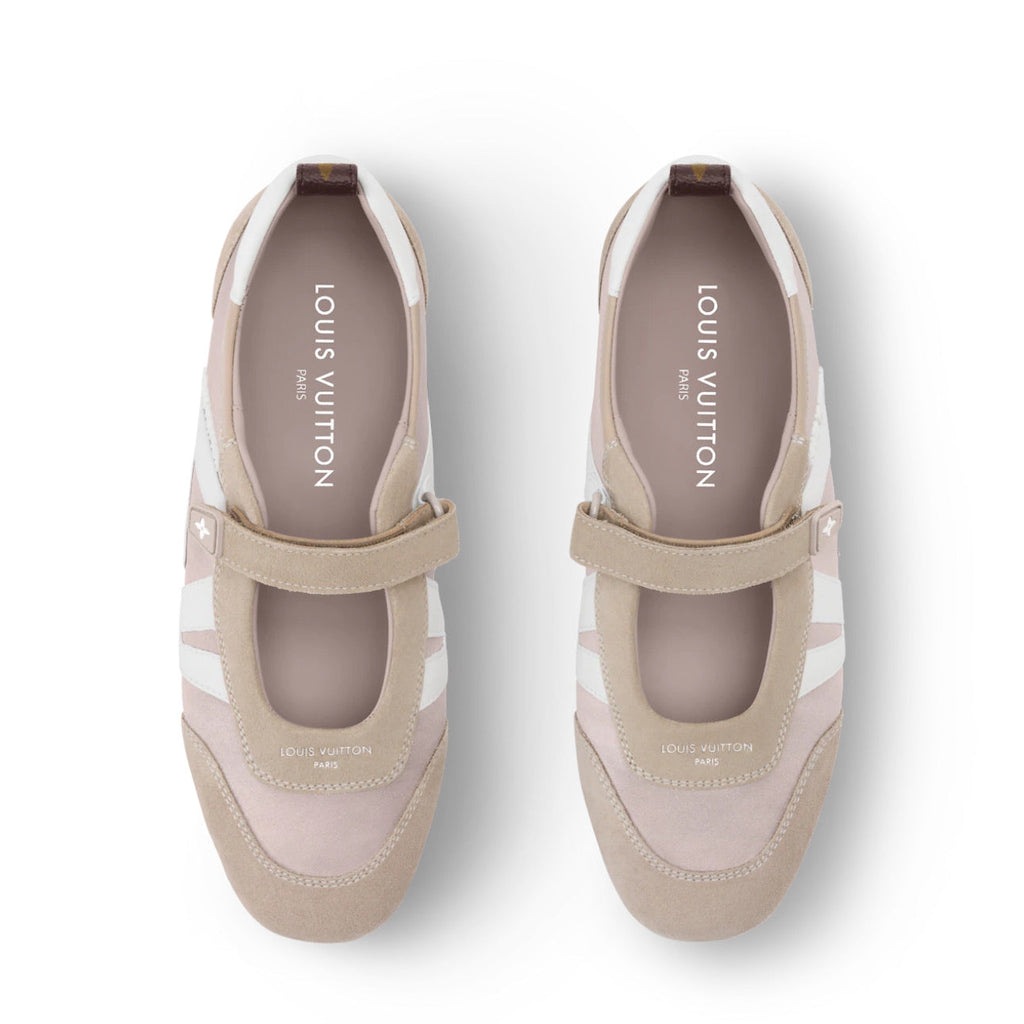 Louis Vuitton LV Sneakerina Mary Jane Beige