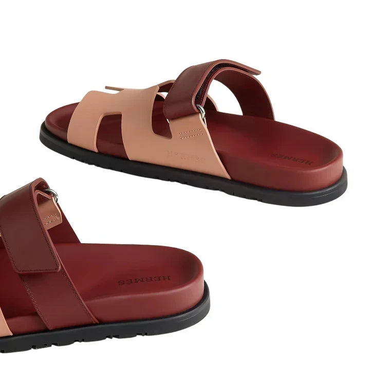 Hermes Chypre Sandal Beige/Perlino