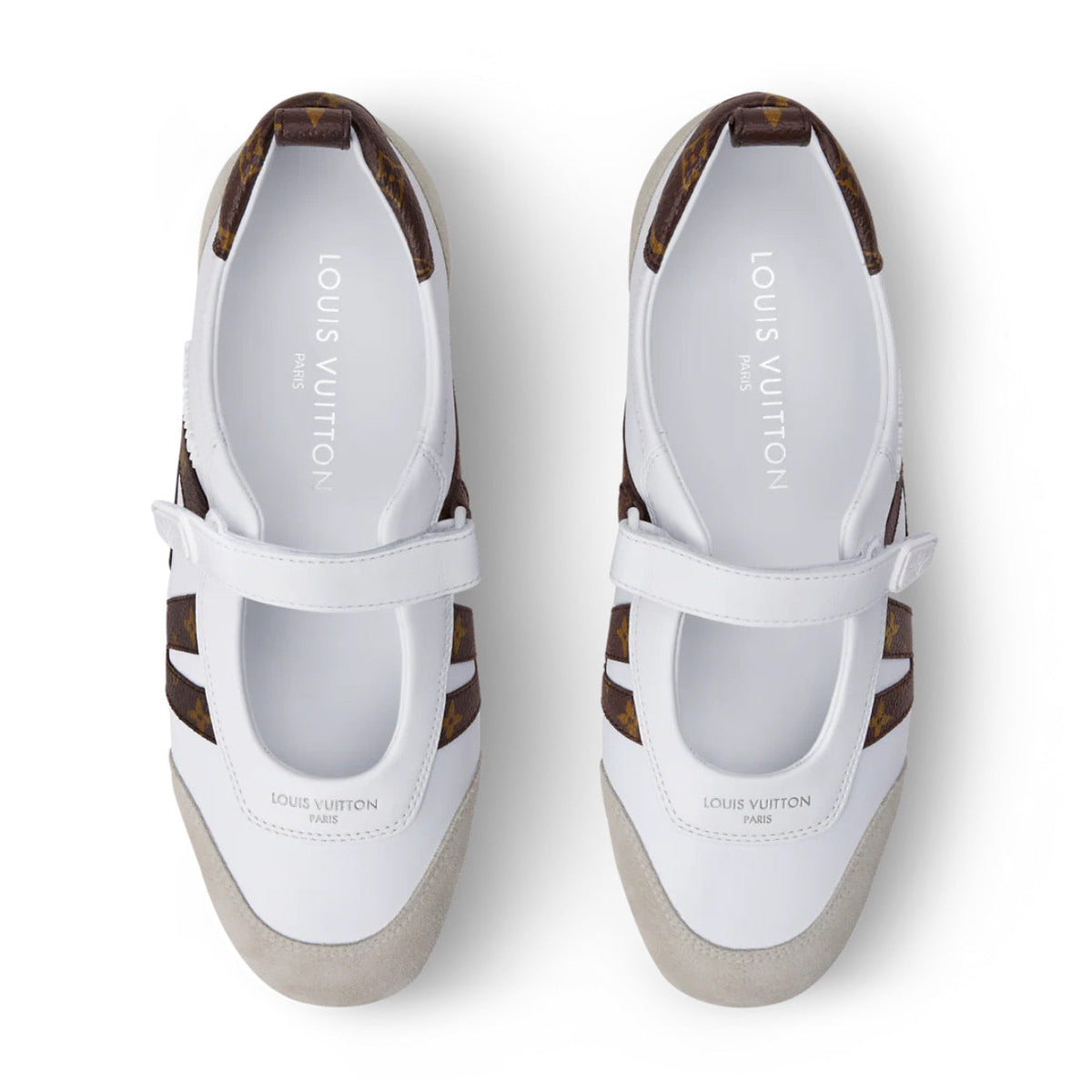 Louis Vuitton LV Sneakerina Mary Jane White