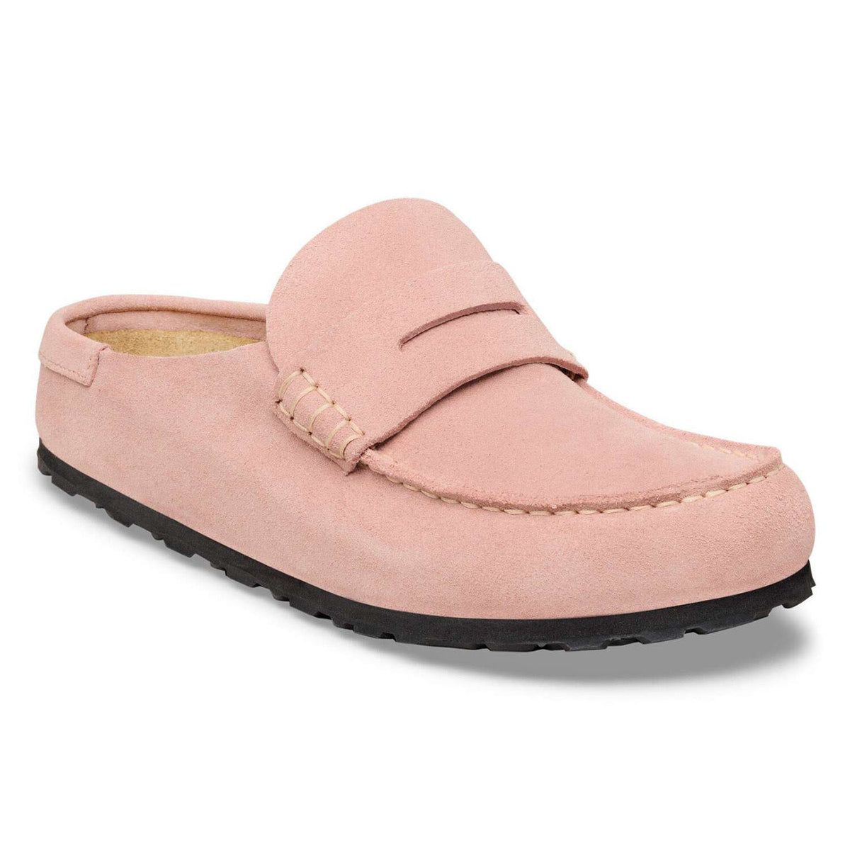 Birkenstock Naples Wrapped Suede Leather Pink Clay