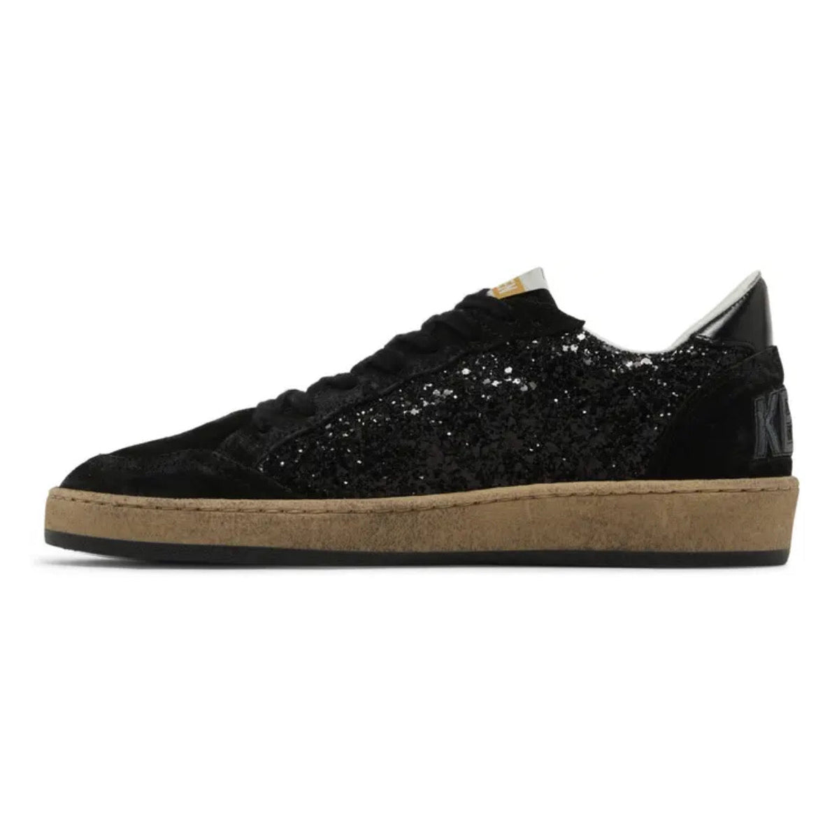 Golden Goose Wmns Ball Star 'Black Glitter'