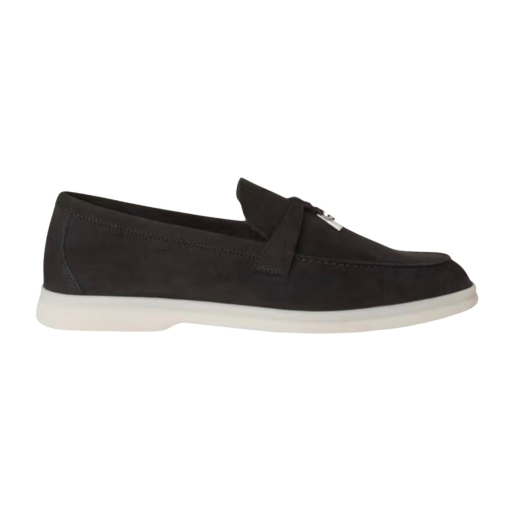 Loro Piana Summer Walk Loafer Black