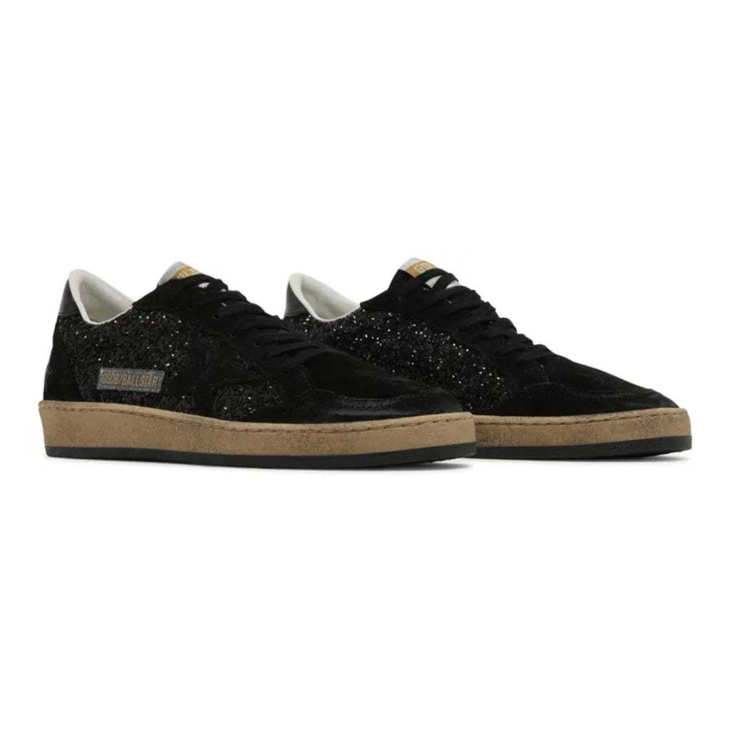 Golden Goose Wmns Ball Star 'Black Glitter'