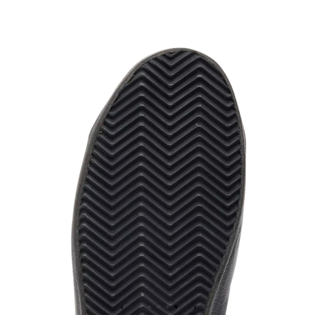 Golden Goose Super-Star in black nappa with black suede star and heel tab