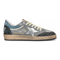 Golden Goose  Ball Star LTD in dark blue leather with beige suede star