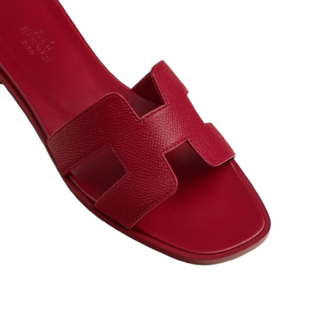 Hermes Oran sandal - Rose Framboise