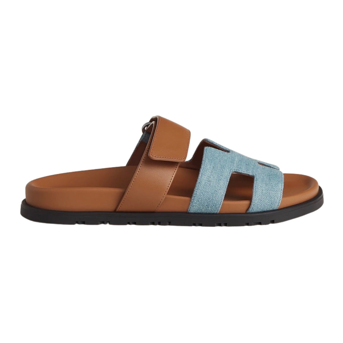 HERMES Chypre Calfskin 'Bleu Clair / Naturel'
