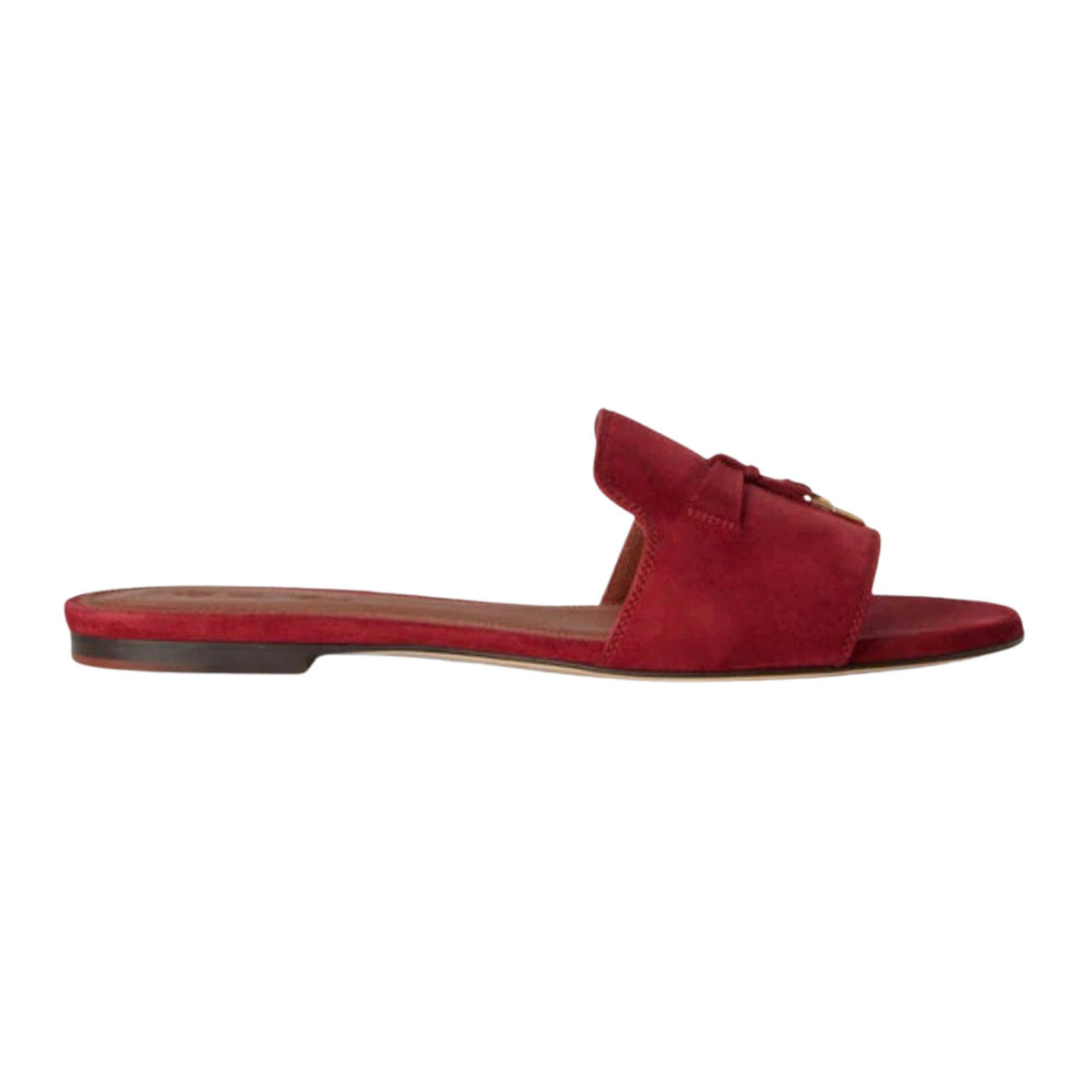 Loro piana Summer Charms Sandal Suede Camoge