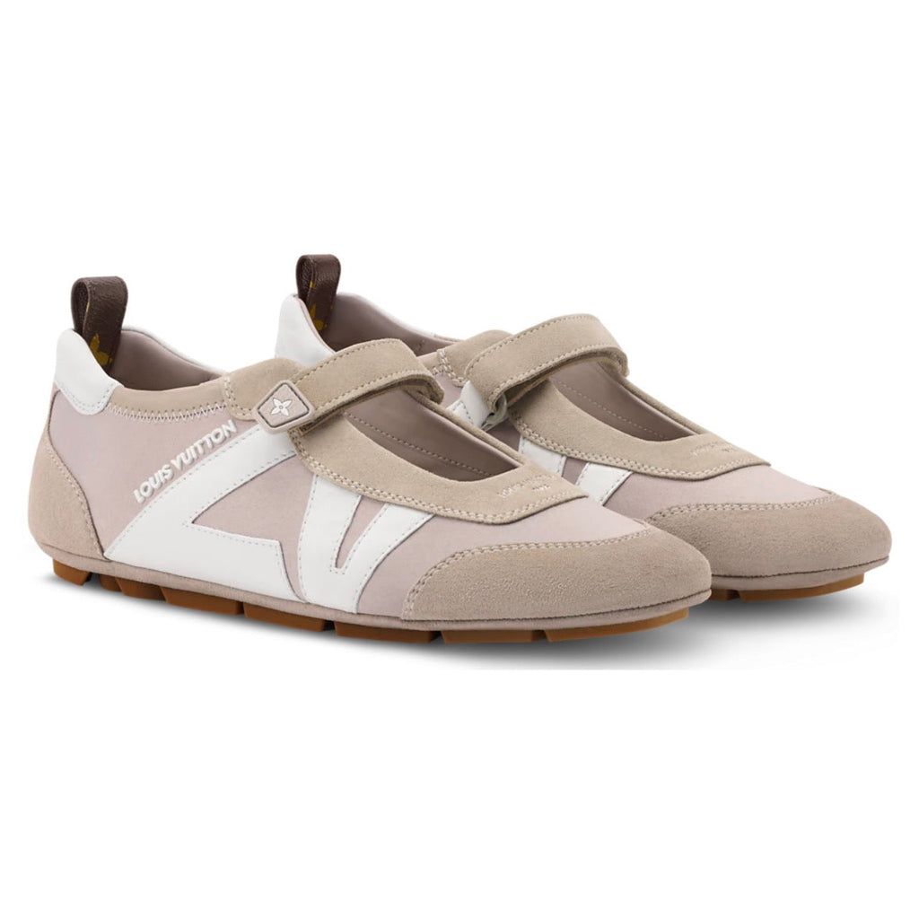 Louis Vuitton LV Sneakerina Mary Jane Beige