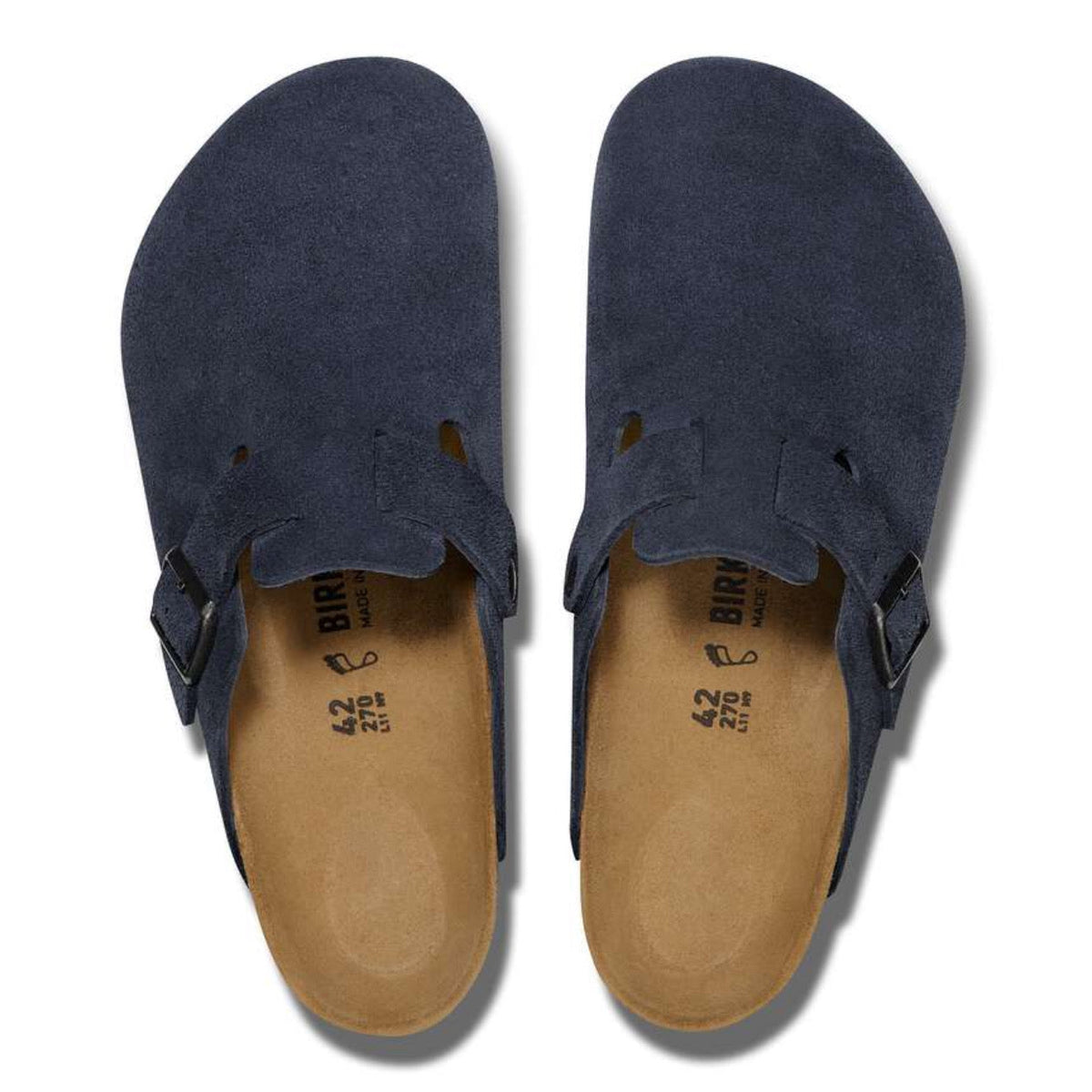 Birkenstock Boston Soft Footbed Narrow 'New Navy'