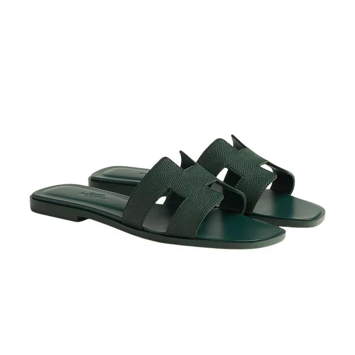 Hermes Oran sandal - Green | Hermès Thailand