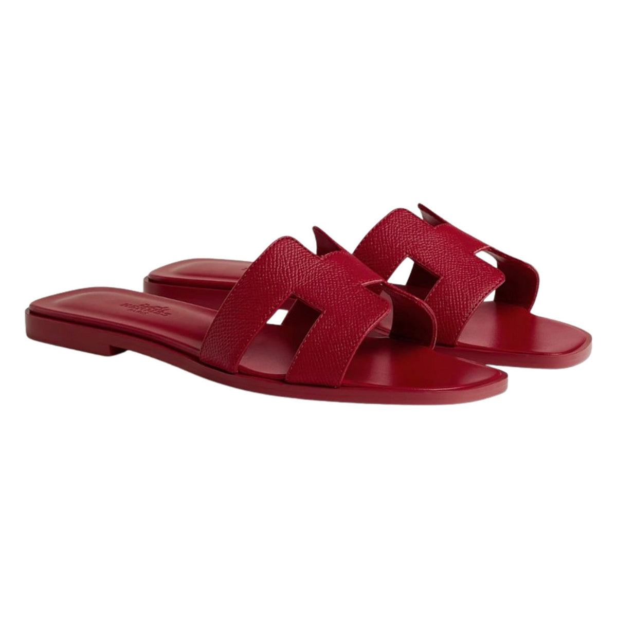 Hermes Oran sandal - Rose Framboise