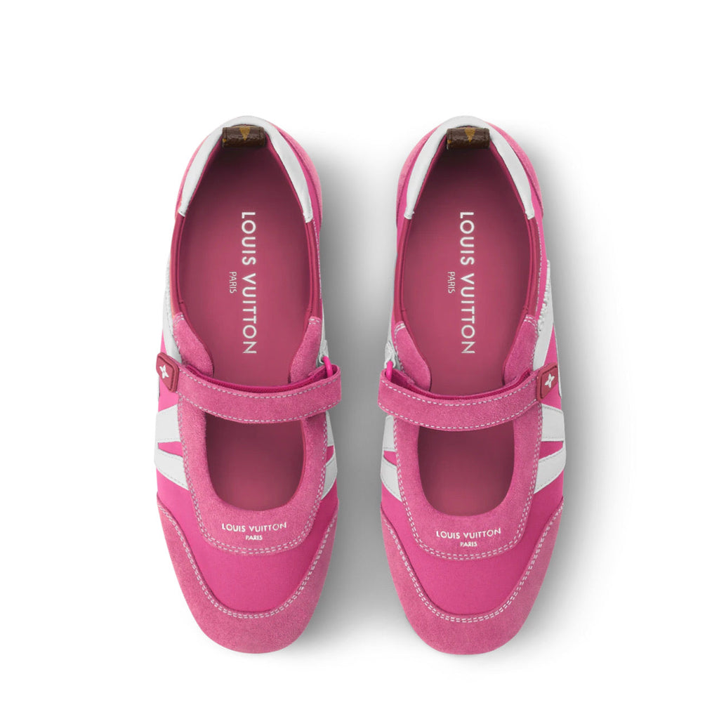 Louis Vuitton LV Sneakerina Mary Jane Rose