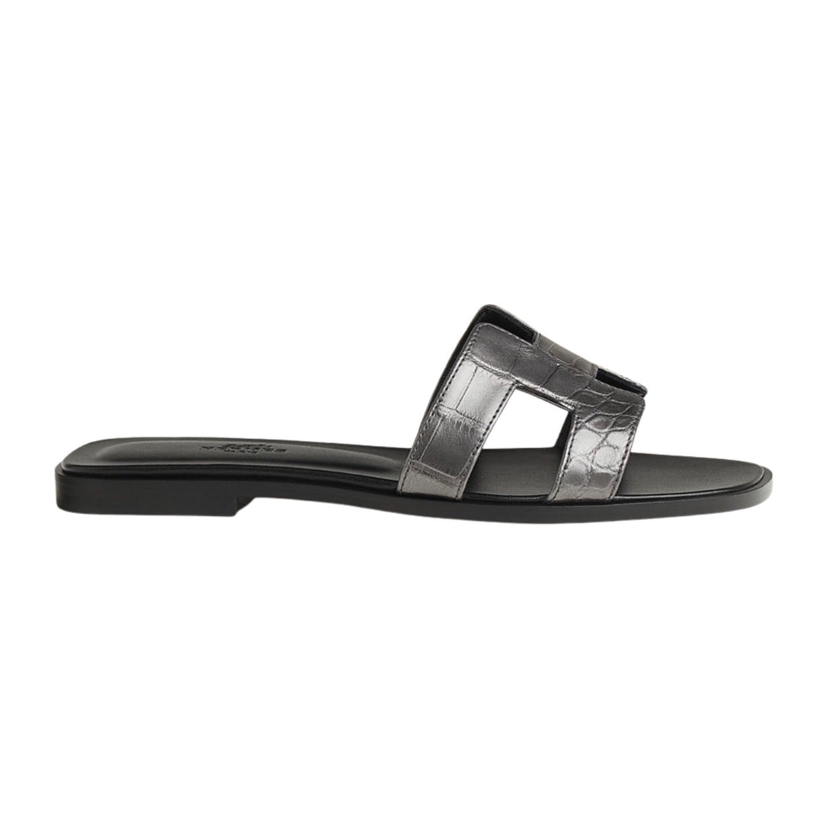 Hermes Oran sandal - Gris Argenté