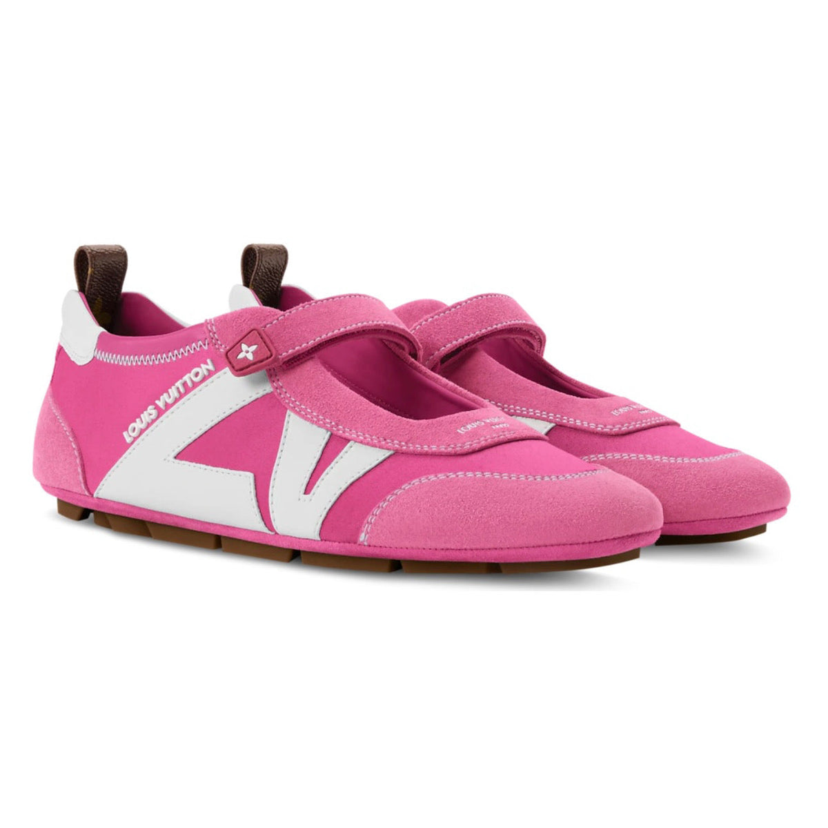 Louis Vuitton LV Sneakerina Mary Jane Rose