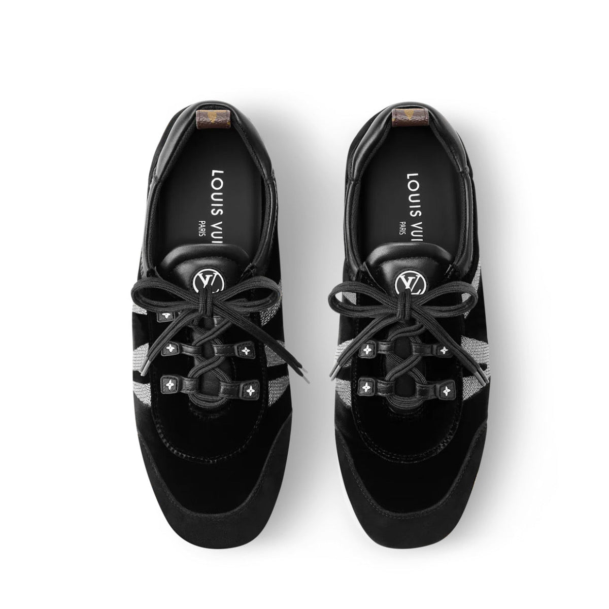 Louis Vuitton LV Sneakerina Black Silver
