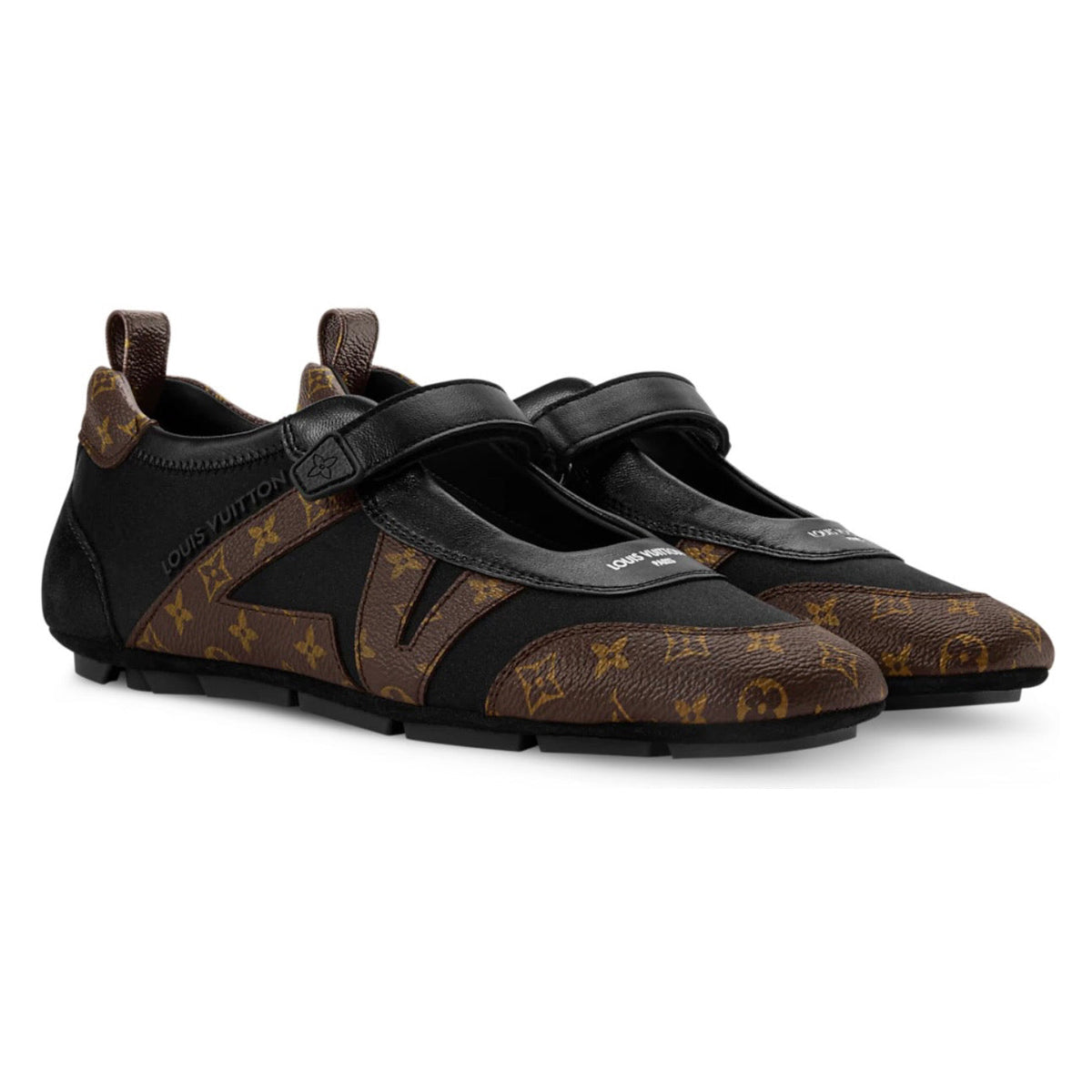 Louis Vuitton LV Sneakerina Mary Jane Black