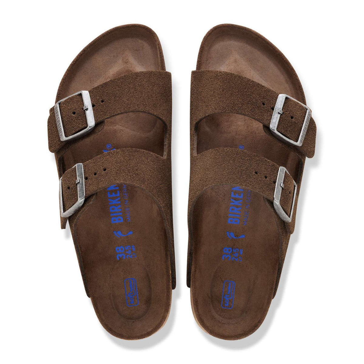 Birkenstock Arizona Soft Footbed Suede Leather Carafe Tonal FB