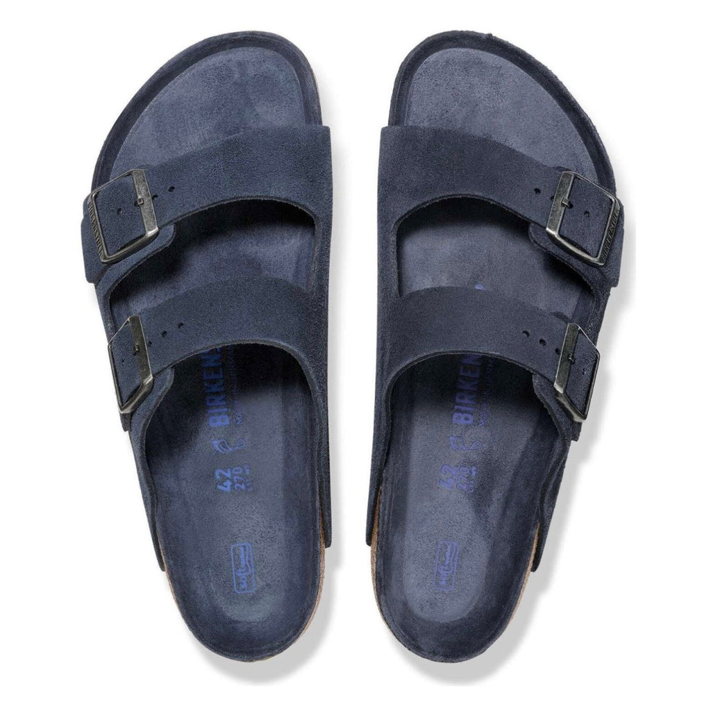 Birkenstock Arizona Soft Footbed Suede Leather New Navy