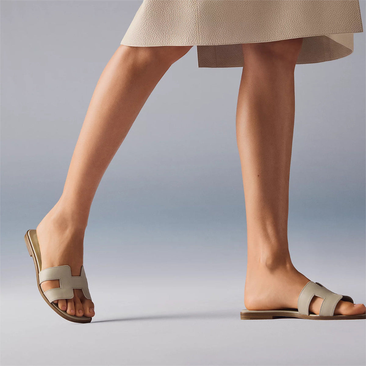 Hermes Oran sandal - Beige Nomade