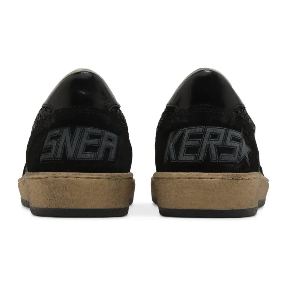 Golden Goose Wmns Ball Star 'Black Glitter'
