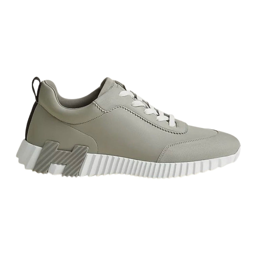 HERMES Blanc BOUNCING SNEAKER Gris Arctique