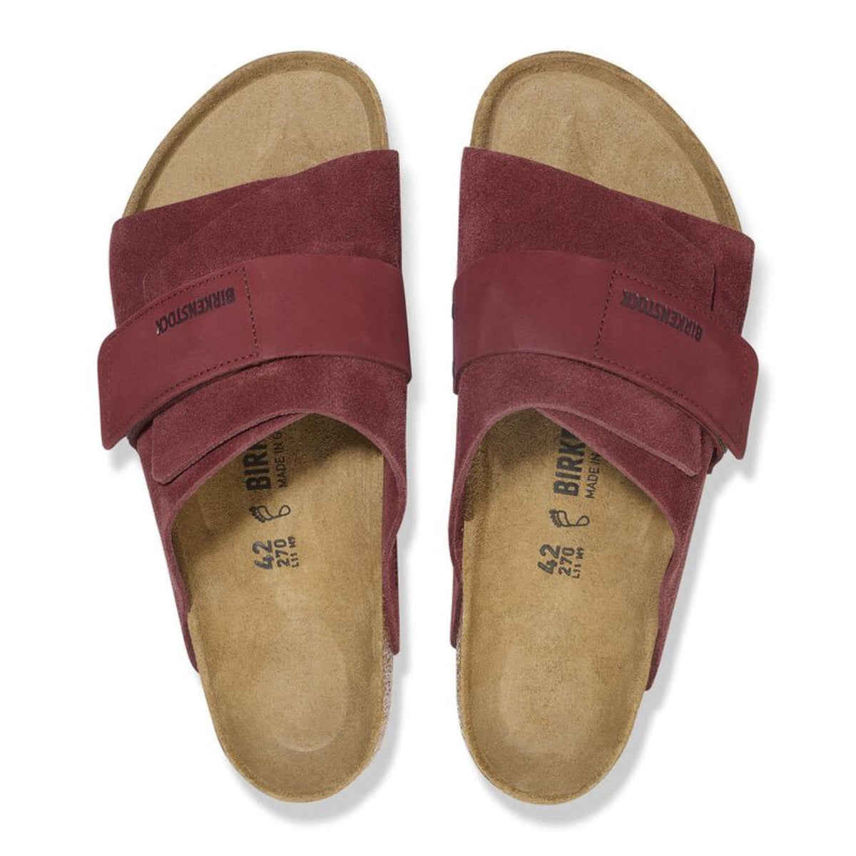 Birkenstock Kyoto Nubuck Leather/Suede - Zinfandel
