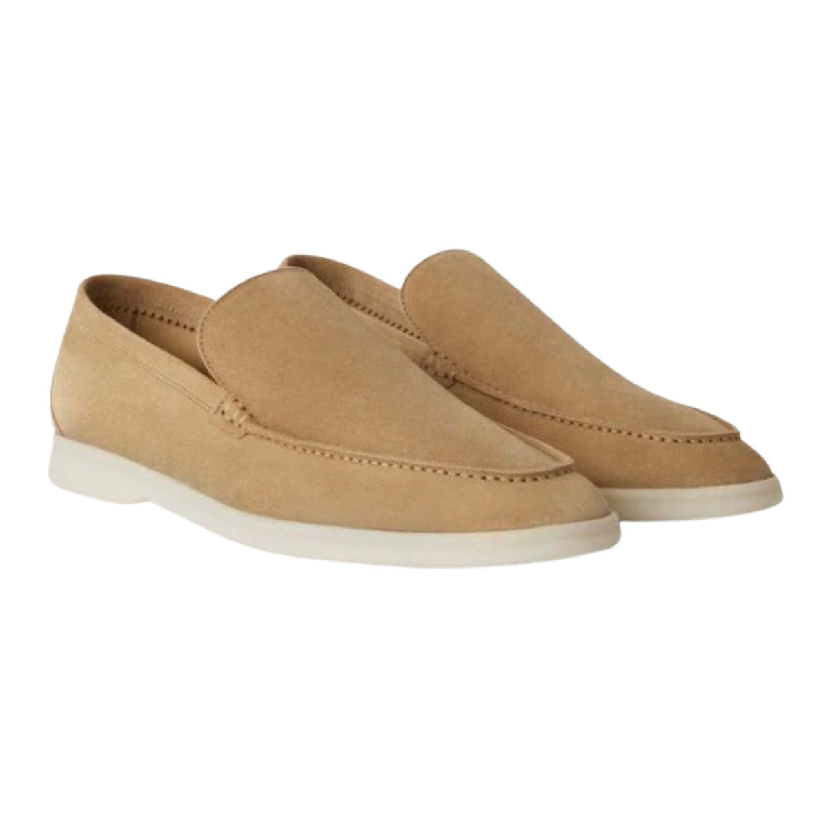 Loro piana Summer Walk Loafer Light Wood Smoke