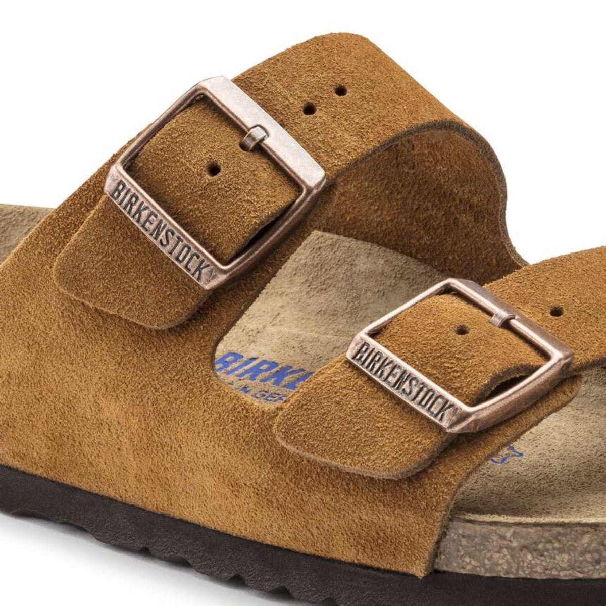 Birkenstock Arizona Soft Footbed Suede Leather Mink