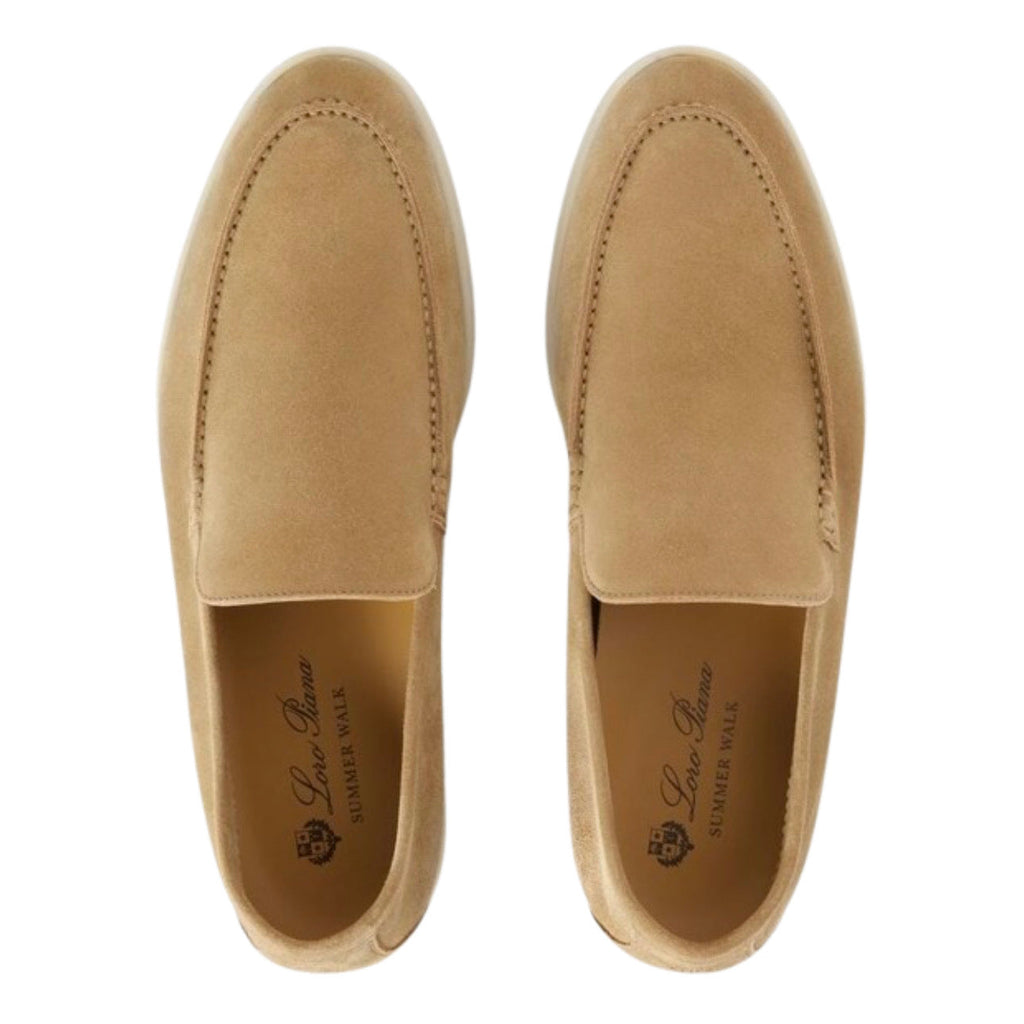 Loro piana Summer Walk Loafer Light Wood Smoke