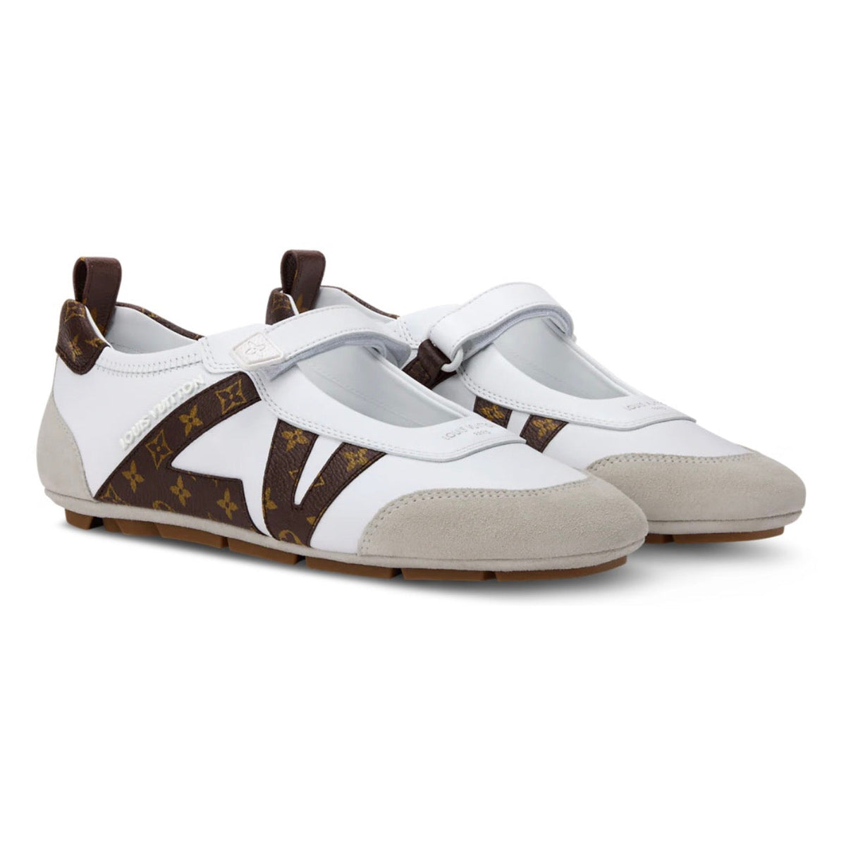 Louis Vuitton LV Sneakerina Mary Jane White