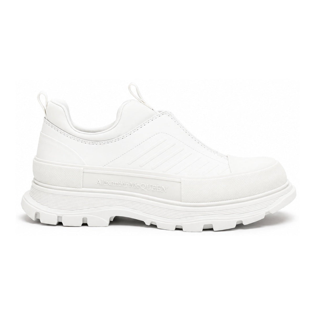 Alexander Mcqueen Moto Tread Slick Sneakers White