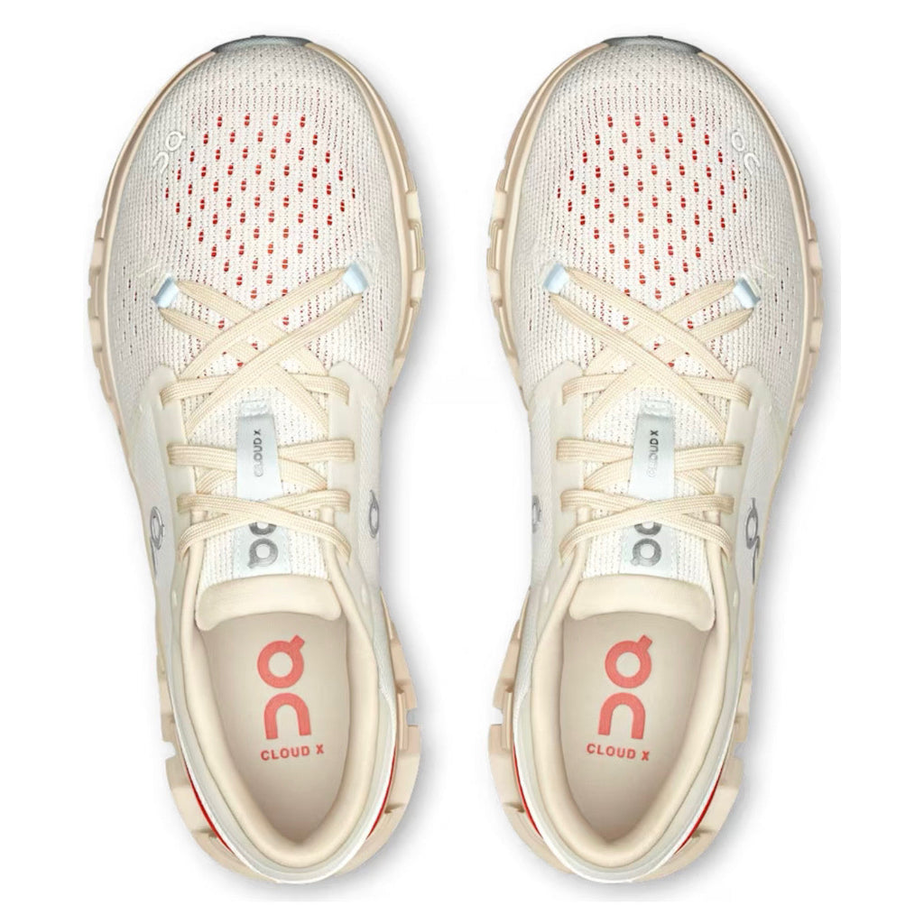 ON Cloud X 4 'Ivory | Salmon'