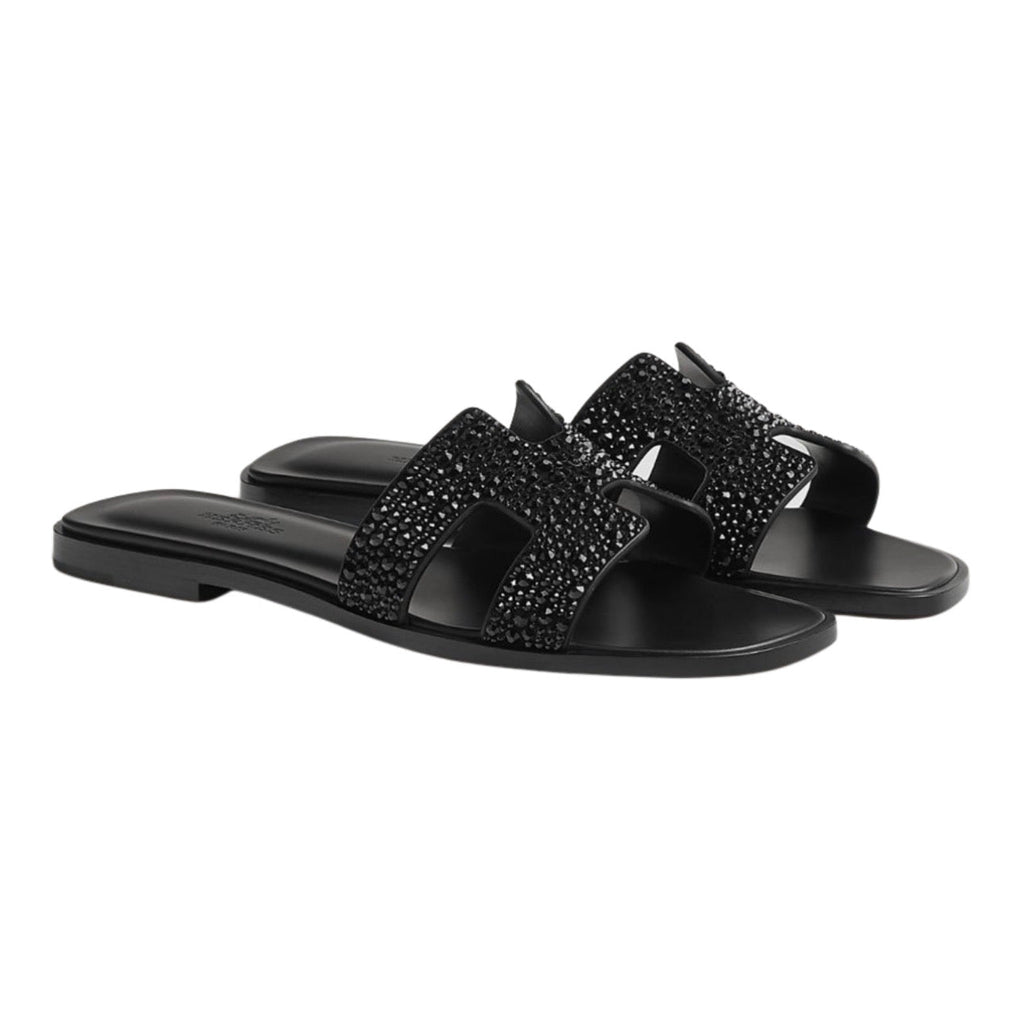 Hermes Oran sandal - Noir