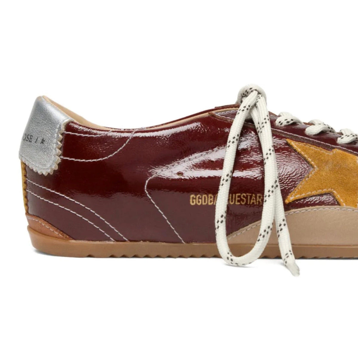 Golden Goose True-Star leather sneakers burgundy