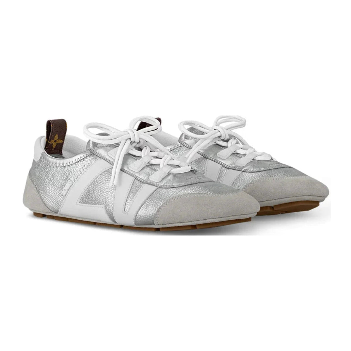 Louis Vuitton LV Sneakerina Metallic grained calf leather
