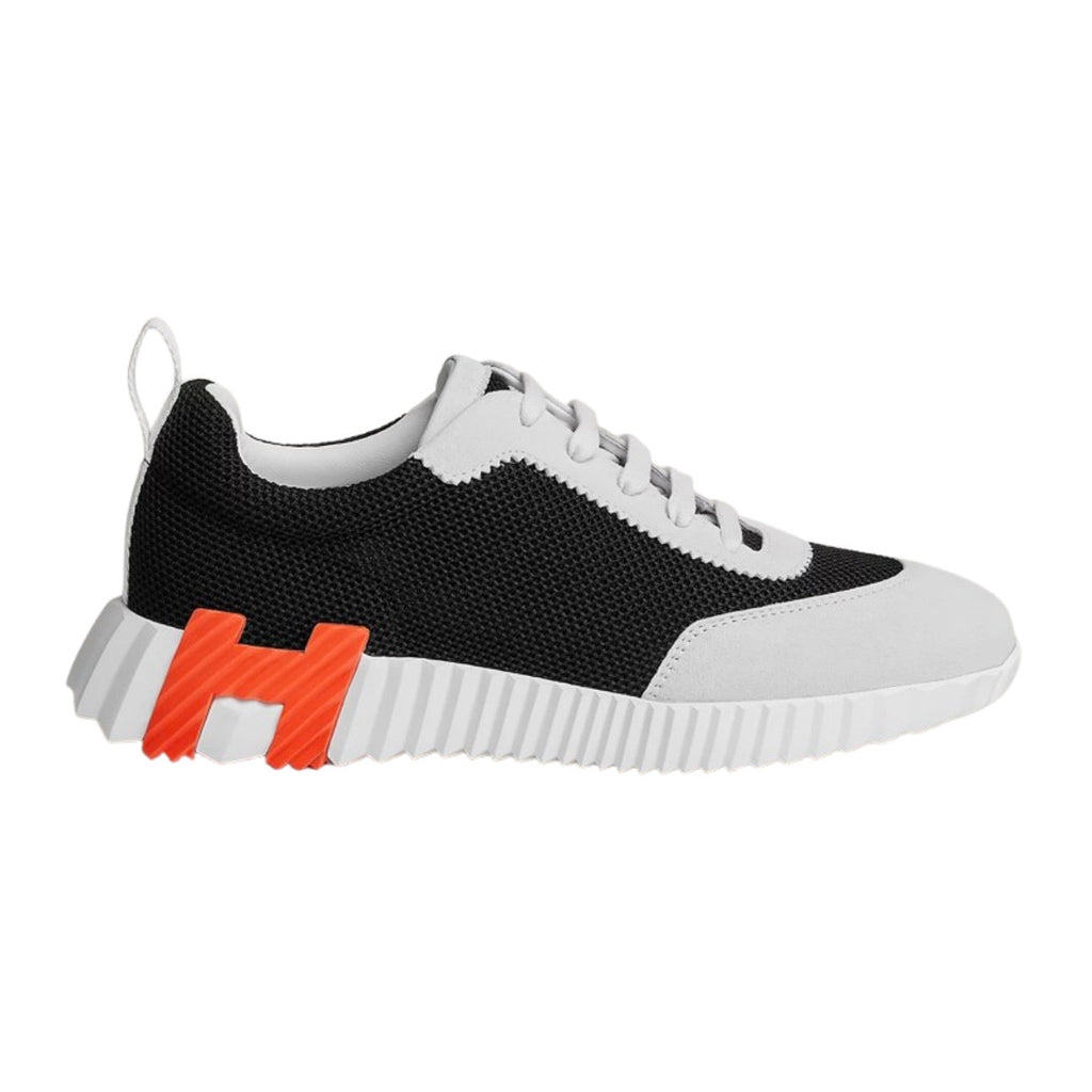 HERMES Noir / Blanc BOUNCING SNEAKER