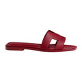 Hermes Oran sandal - Rose Framboise