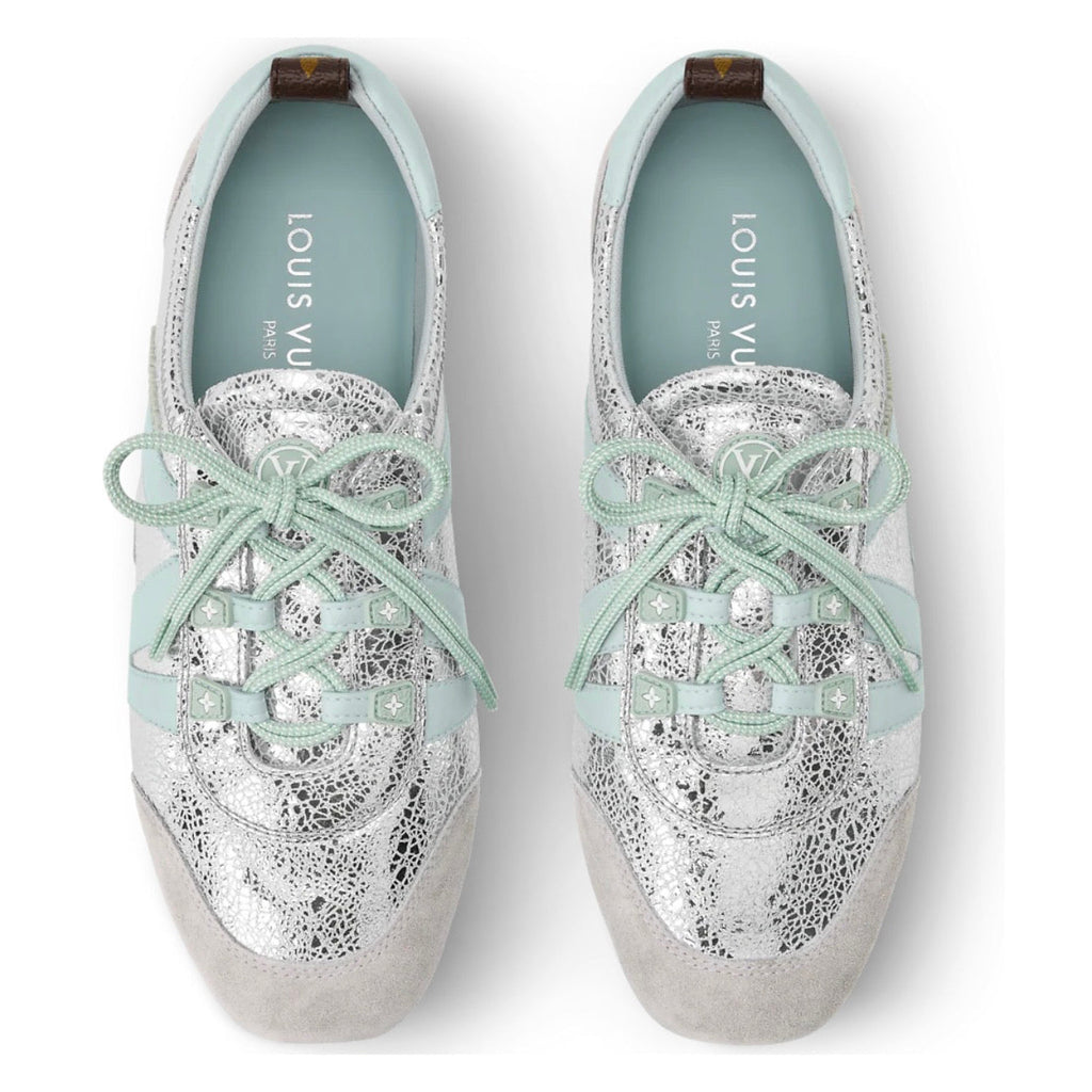 Louis Vuitton LV Sneakerina Leather Patterned Blue