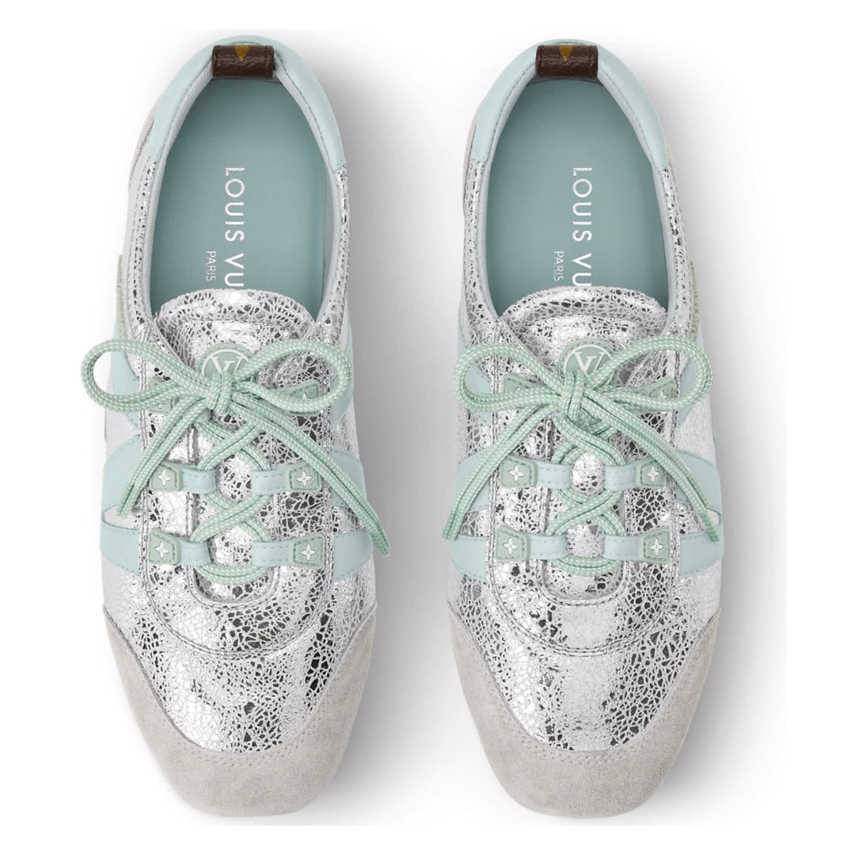Louis Vuitton LV Sneakerina Leather Patterned Blue