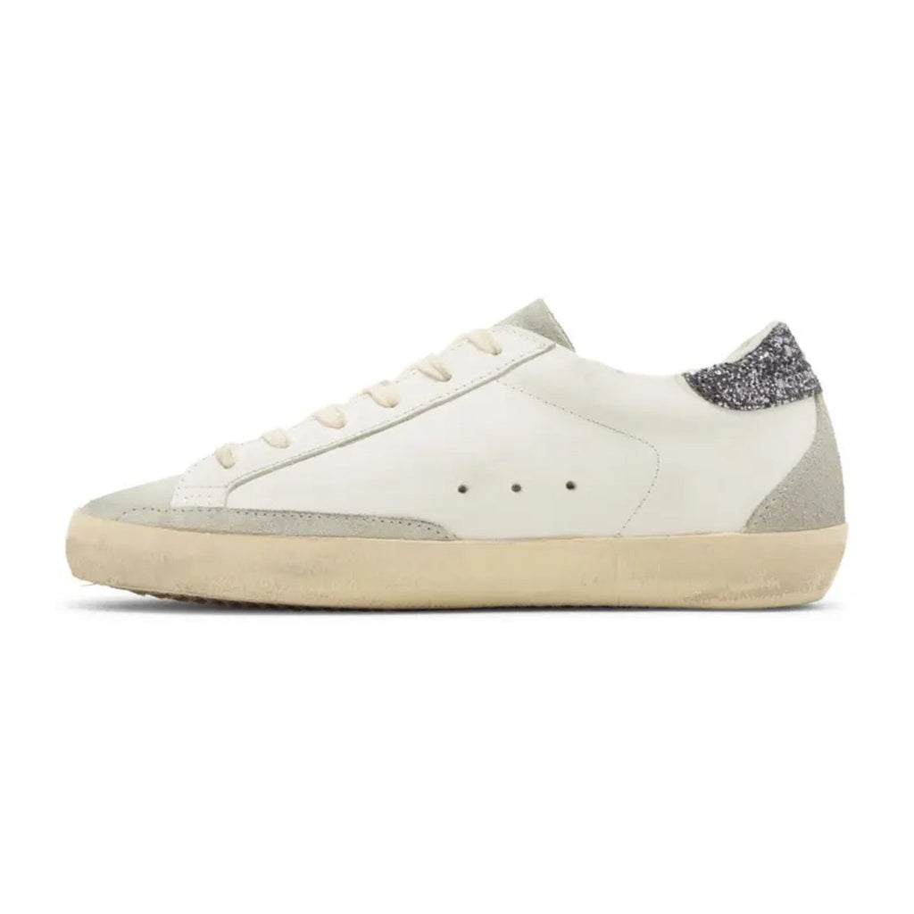 Golden Goose Wmns Superstar 'White Grey Glitter'