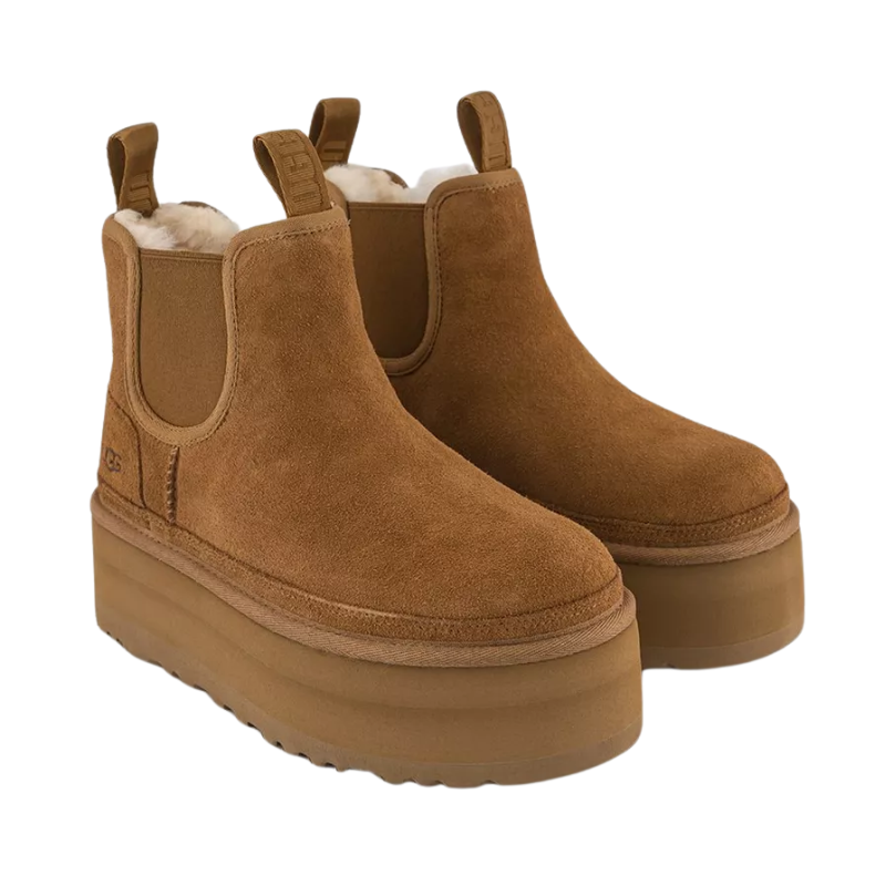 UGG Neumel Platform Chelsea Boot – Chestnut